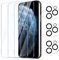 YUXINDZ 3 Pièces Verre Trempé pour iPhone 11 Pro Max avec 3 Pièces Caméra Arrière Protecteur, Protection Écran Film Vitre Protection Anti Rayures, Sans Bulles, Dureté 9H, HD Glass