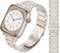 JJii Sung Bling Diamond Strap compatible with Apple Watch Straps 38mm 40mm 41mm 42mm 44mm 45mm 46mm 49mm, Women Sparkling Diamond Metal Band for iWatch Series Ultra SE 10 9 8 7 6 5 4 3 2 1