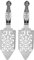 Lonrtesw Cucharas de Absenta de 2 Piezas, Kit de FabricacióN de Cucharas de CóCteles de Absenta de Acero Inoxidable Gotero GóTico para Fuente de Absenta
