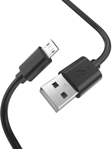 NICPOWER Câble de charge micro USB de 1,5 m compatible avec Bose SoundLink Color 2, Mini II, Revolve I/II / + II/Revolve Plus, micro haut-parleur Bluetooth, câble d'alimentation, chargeur