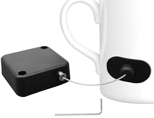 Anti-lost Cable for Remote Control, Sturdy and Anti-lost for TV Overhead Projector, Home, Family, Friends, Retractable Anti-Theft Cable - Adjustable Anti-Theft Cable for Remote Control