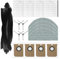 Kit de repuesto de alto rendimiento para Hoover HG4 para aspiradora hidráulica con filtros, paños de fregona, cepillos laterales y bolsas de polvo para mejorar la limpieza