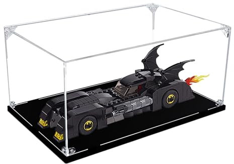Vetrina in acrilico per Lego 76119 Batmobile Chasing The Joker, scatola antipolvere da 3 mm, espositore compatibile con Lego 76119 (modello non incluso) (trasparente 2 mm)