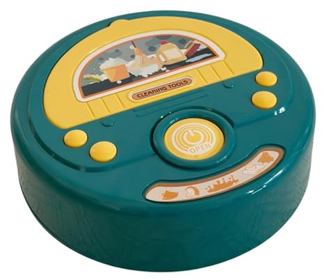 Pegciuho Robot Aspirador Infantil, Juguete para Niños, Juego de Imitación, Dibujos Animados, Mini Robot Aspirador Educativo para Niños Pequeños.