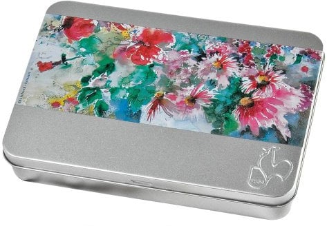 Hahnemühle Aquarell-Postkarten, 230 g/m², 30 Karten in Metallbox, 10,5x14,8cm, naturweiß, rau