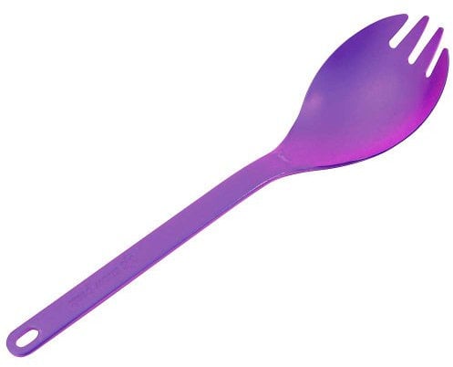Snow Peak Titanium Spork - Lightweight Titanium Cutlery for Camping & Hiking - Compact & Portable Utensil for Easy Packing - Durable Camping Cookware Accessories