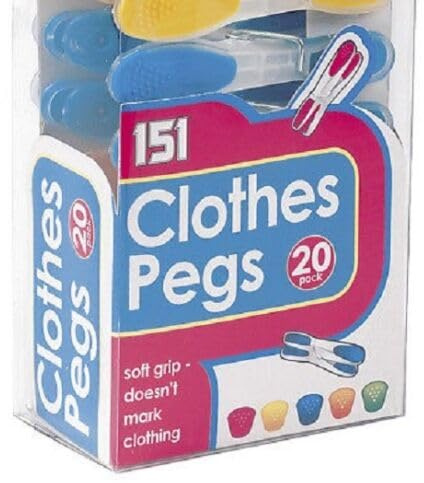 151 Soft Grip Clothes PEGS 20PK