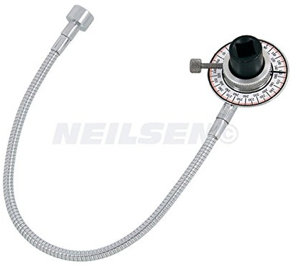 Neilsen CT4173 1/2in Dr Torque Angle Gauge with Magnetic Arm | 1/2in drive, Magnetic flexible arm, Max torque 280Nm, Torque angle gauge