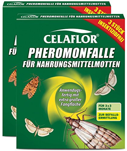 Celaflor 1396 Pheromon-Falle für Nahrungsmittelmotten, 6 Stück