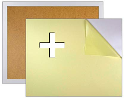 myposterframe Bilderrahmen mit Klebepappe 22 x 31 cm Juno Größenwahl 31 x 22 cm MDF Farbwahl Weiß matt mit haftender Hintergrund Pappe