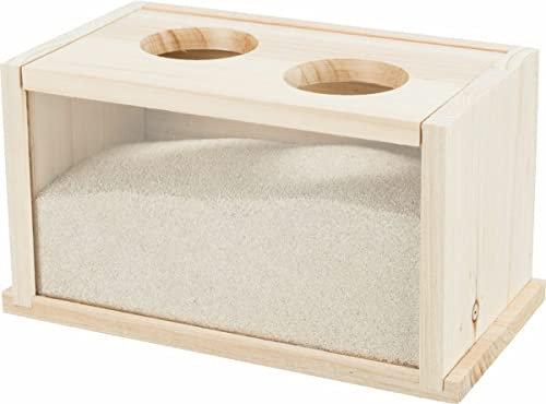 TRIXIE - Holzsandbad für Nagetiere - TR-63004