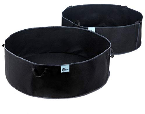 your GEAR Grow Bag Pflanzsack 5 Stück in 5L | 11L | 20L | 30L | 60L oder 2 Stück in 190L Pflanztasche aus Filz-Vliesstoff Pflanzgefäß Pflanzkübel mit Tragegriffen
