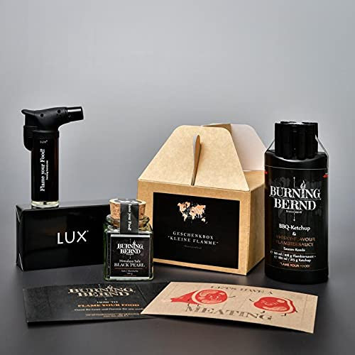BBQ Ketchup zum Flambieren // Kleine Geschenkbox // Grill Geschenk // von Burning Bernd