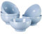 LOVECASA Sweet - Vajilla de porcelana (6 piezas, 660 ml), color morado claro
