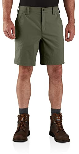 Carhartt Herren Force Relaxed Fit Leightweight Ripstop Work Short, Farbe: Basil, 38