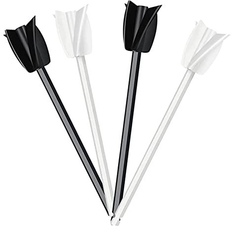Mélangeur époxy 4 pièces pour perceuse, Peinture réutilisable et pagaie de mélange de résine pour mélanger la résine époxy, la Peinture, la glaçure céramique