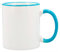 Hogar y Mas Taza Desayuno Blanca Colors 33CL - Azul