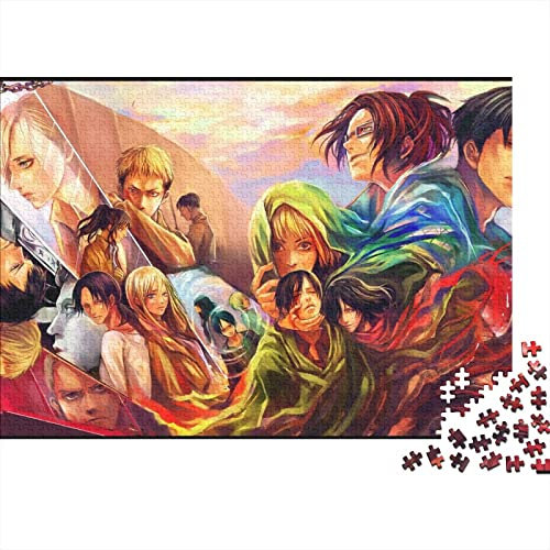 Attack on Titan Classic – Puzzle Levi Ackermann 1000 Teile, Panorama, Geschicklichkeitsspiel Für Die Ganze Familie, Erwachsenenpuzzle Ab 14 Jahren 1000pcs (75x50cm)