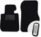 moto-MOLTICO Vorne Fußmatten Auto Velours Autoteppiche Schwarz Automatten Set 2-teilig passend für BMW 3er F30 F31 2011-2019