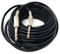 DRUT 10m 6.35mm Male to 6.35mm Male Stereo Audio Cable, 1/4 TRS Connectors For Professional Music Instruments & Home Audio 33ft Black Nickel Connectors