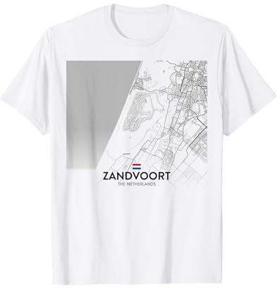 Zandvoort Niederlande Karte Reise Souvenir T-Shirt
