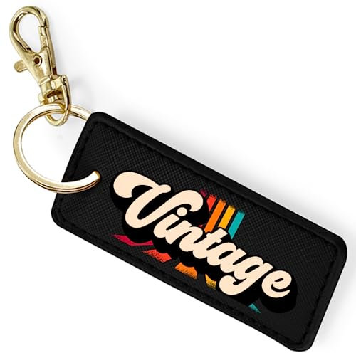 TeeDesign Llavero con texto vintage. Gadget Ropa para Hombre Mujer - Llavero Vintage, Vintage, Talla única