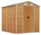 vidaXL Abri de Jardin Marron Clair 191x215x198 cm Acier galvanisé