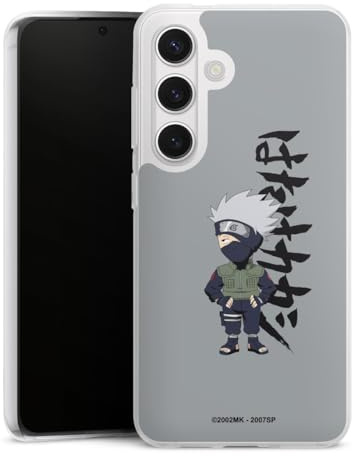 Silikon Hülle kompatibel mit Samsung Galaxy S 24 Case transparent Handyhülle Offizielles Lizenzprodukt Naruto Shippuden Kakashi