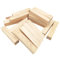 20PCS Unfinished Wooden Blocks for DIY Carving, 10x2x2cm Rectangular Wood Craft Cubes, Whittling Wood Blank Blocks for Carving