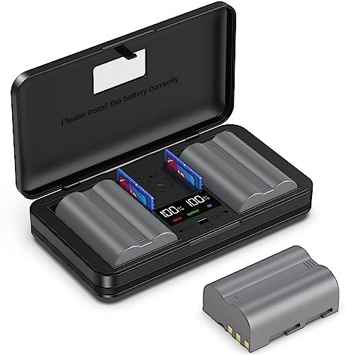 EN-EL3E (2200mA) Ensemble chargeur multifonction pour appareil photo reflex numérique Nikon D700, D300S, D300, D200, D100, D90, D80, D70, D70s, D50