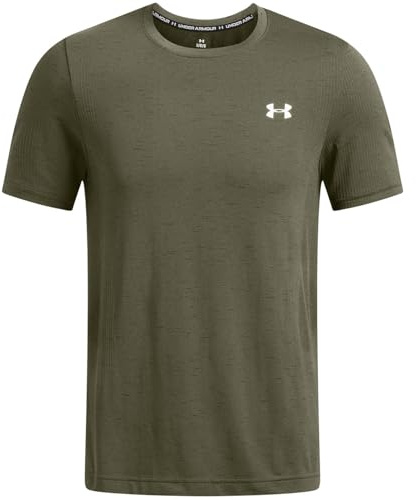 Under Armour Mens UA Vanish Seamless Short Sleeve Marine Od Green XL