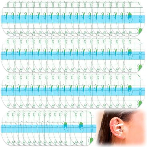 100 Pcs Waterproof Elastic Ear Covers - Breathable for Swimming, Showering, Bathing & Dye Hair