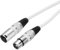 sourcing map XLR Male to XLR Female Cable, 1.5M XLR to XLR Microphone Cable, Audio Adapter Cord for Preamps/Speaker Systems, White