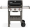 Weber Spirit II E-210 Gas Barbecue / 2 Burners, Gourmet BBQ System Grates, Powerful GS4 Grilling System, 51 x 46 cm Cooking Surface, Integrated Side Tables and Tool Hooks, Black/Silver