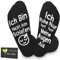 Dealswin Papa Geschenke Lustige Socken für Väter Vatertag Geburtstag Weihnachten Weihnachts Valentinstag Männer Herren Opa Lustig Geschenk, Ich Bin Nicht Am Schlafen Ich Ruhe Nur Meine Augen Aus