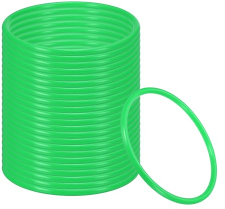 PATIKIL Anillos de plástico para lanzar botellas, anillos de carnaval, aros de plástico para práctica de velocidad y agilidad, fiesta al aire libre