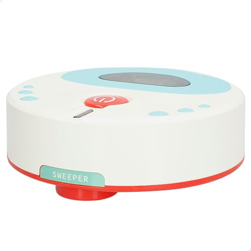 ColorBaby- Robot aspirapolvere Giocattolo, Colore Bianco, 47949
