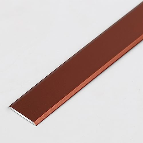Flache Randleisten Für Laminatböden, 5 8 Zoll Breite Übergangsleiste Für Vinyldielen, Verbindungsleiste Für Holz- Und Fliesenbeläge, 2,7 M Lang, Schneidbar (Farbe: