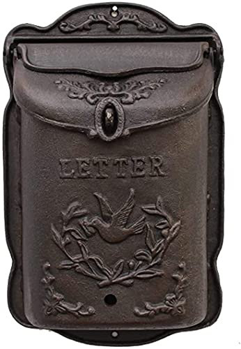 ODDAZ Boîte aux Lettres Murale Boîte aux Lettres Murale Boîte aux Lettres Murale Boîtes aux Lettres Vintage Boîte aux Lettres extérieure Boîte aux Lettres
