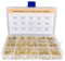 Pmueuff 330 Pièces Insert Fileté, M2/M3/M4/M5 Écrous Moletés à Filetage Femelle en Laiton Filetées Insert Moleté Laiton pour Injection Moulage Impression 3D et Pièces en Plastique