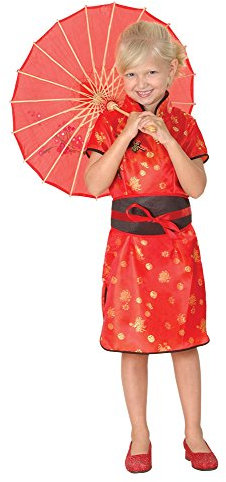 Bristol Novelty Fille Chinoise (Taille S), CC751, Black, Petit Halloween