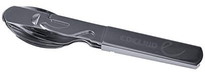 Edelrid Unisex – Erwachsene Kochgerät Bundeswehr-besteck Cutlery, Silver, Sehr klein