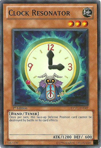 Yu-Gi-Oh! - Clock Resonator (EXVC-EN007) - Extreme Victory - 1st Edition - Common