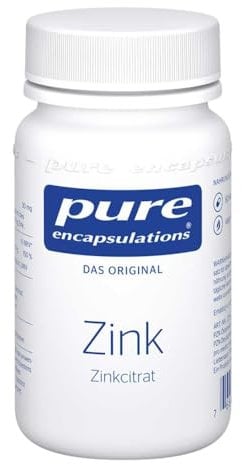 Pure Encapsulations Zink (Zinkcitrat) 60 Kapseln