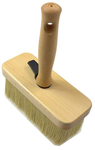 POL-BRUSH Wallpaper Paste Brush (6,7x2,36|170x60mm) - Masonry Paint Brush - Professional Paste Block Brush - Multipurpose Large Paint Brush - Good for Ceiling Paint, Fence, Shed, and Decking