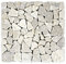 DIVERO 11 Fliesenmatten Naturstein Mosaikfliesen aus Marmor für Wand und Boden creme á 30 x 30 cm