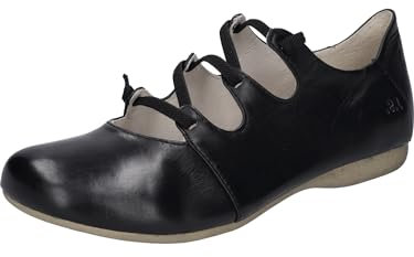 Josef Seibel Damen Fiona 04 Geschlossene Ballerinas, Schwarz (Schwarz 600), 44 EU