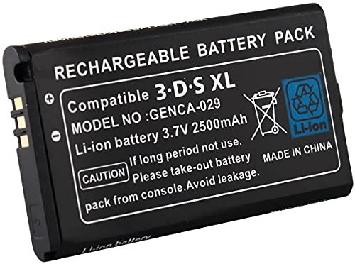 Link-e : Batteria ricaricabile 3.7V 2500mAh (cacciavite inclusa) per console di gioco portatile Nintendo 3DS XL