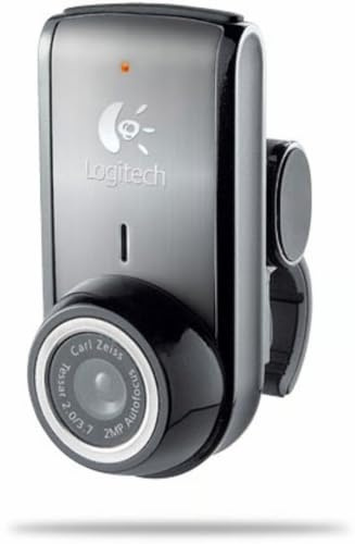 Logitech Portable HD Webcam C905 for Notebooks | AutoFocus, RightLight2 Technology, Carl Zeiss Optics, Travel-Sized, Protective Travel Case, HD Recording, 8MP Photos