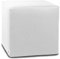 Arketicom Sitzwurfel Pouf Dado, Kunstleder Cube (Abnehmbare) Und Polyurethan Nicht-Gerade Weiss 42x42 cm